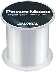 RUNCL PowerMono - Línea de pesca monofilamento 300/500/1000 yardas - Máxima fuerza, amortiguador, suspensión en agua, amigable con nudos, línea de pesca overol de 3 a 35 libras, baja y alta