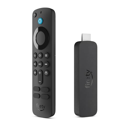 Amazon Fire TV Stick 4K streaming device, more than 1.5 million movies and TV episodes, supports Wi-Fi 6, watch free & live T