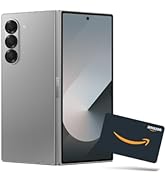 SAMSUNG Galaxy Z Fold 6 AI Cell Phone + $300 Amazon Gift Card + Large Storage Preorder Bundle 512...