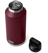 YETI Rambler 64 oz Bottle, Vacuum Insulated, Stainless Steel with Chug Cap, Wild Vine Red