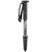 Manfrotto Element MII MMELMIIA5BK, Lightweight 5-Section Aluminium Travel Camera Monopod, with Wr...