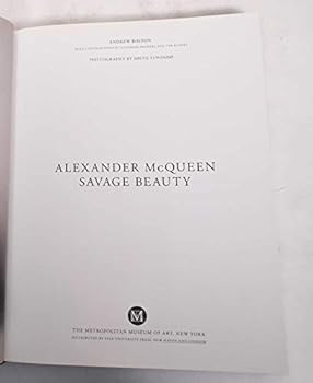 Hardcover Alexander McQueen: Savage Beauty Book