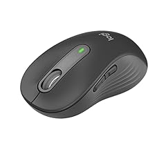 Mouse Sem Fio Logitech Signature M650 L com Design de Tamanho Padrão, Clique Silencioso, Botões Laterais Personalizáveis, C…