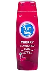 Fun Play Time Cherry Flavoured Sex Lube Lubricant Water Based Gel Edible Sex Aid 75ml