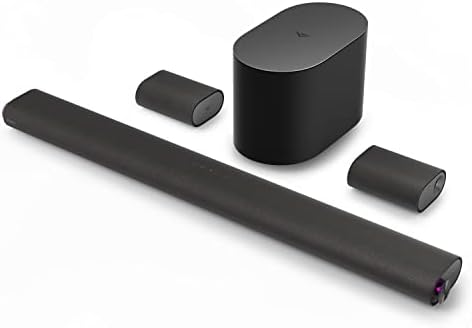 VIZIO 5.1.2 Elevate Sound Bar with Dolby Atmos, 13 Speakers, Wireless Subwoofer, Alexa - 2023 Model, Black