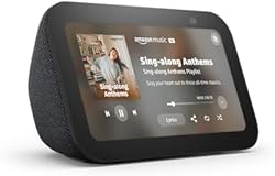 Amazon Echo Show 5 (3rd Gen, 2023 release) | Smart display with 2x the bass and clearer sound | Charcoal