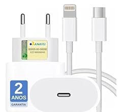 Carregador Turbo Cabo Usb-C-Lightning + Fonte 25W Ultra Rapido Compatível iPhone SE X Xr 11 12 13 14 FAST CHARGE PREMIUM, U…