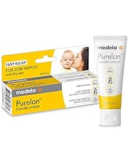 Medela Purelan 37g Crema de Lanolina para Pezones, Alivio rápido para pezones doloridos y piel seca, 100% natural, hipoalergénica, dermatológicamente probada y sin perfume