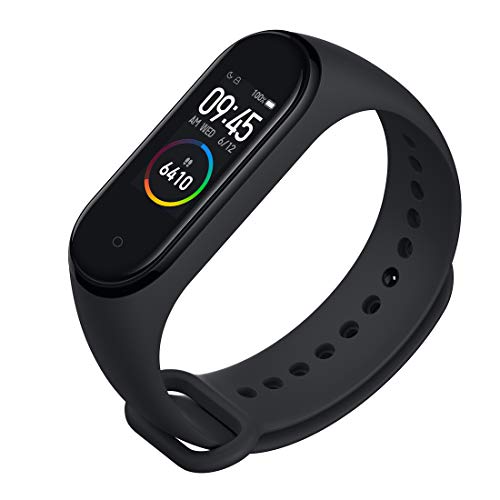 Mi Smart Band 4 0.94-inch AMOLED Color Display, 20 Days Battery, 5ATM Water Resistant, Music Control, Unlimited Watch Faces, 