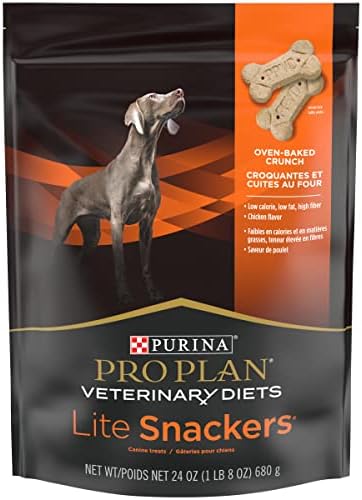 Purina Pro Plan Veterinary Diets Lite Snackers Canine Dog Treats - 24 oz. Pouch