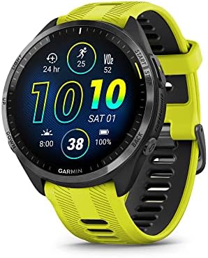 Garmin Forerunner® 965 Running Smartwatch, Colorful AMOLED Display, Training Metrics and Recovery Insights, Amp Yellow and Black