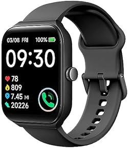 TOOBUR Smart Watch for Men Women Alexa Built-in, 1.95" Fitness Tracker with Answer/Make Calls, IP68 Waterproof