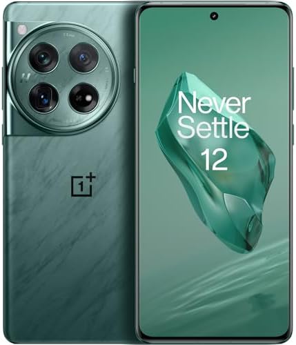 OnePlus 12,16GB RAM+512GB,Dual-SIM,Unlocked Android Smartphone,Supports 50W Wireless Charging,Latest Mobile Processor,Advanced Hasselblad Camera,5400 mAh Battery,2024,Flowy Emerald