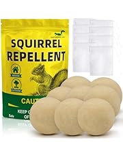 CONKAT Squirrel Repellent Outdoor,Chipmunk Repellent Outdoor, Squirrel Repellent for Garden, Mint Squirrel Deterrent for Plants, Natural Squirrel Repellent for Attic and Car-8P