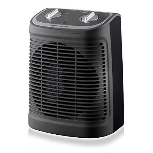 Rowenta Comfort Compact – Calefactor bajo consumo de 2400W, función Silence, calefactor eléctrico, 2 velocidades, termostato 