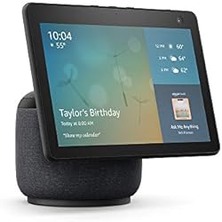 Amazon Echo Show 10 (3rd Gen) | HD smart display with premium sound, motion and Alexa | Charcoal