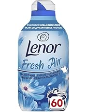 Lenor Air Frais, Adoucissant Linge, 60 Lavages, Fraîcheur Matinale, Formule Fraîcheur Ultra Concentrée, Pour Un Vent De Fraîcheur Et De Propreté Lavage Après Lavage