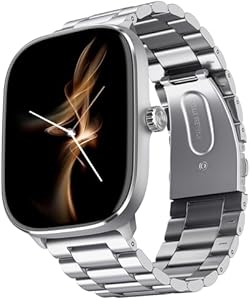 Noise New Macro Smart Watch with 2.0” HD Display,Metallic Finish BT Calling, Functional Crown, 7 Days Battery 