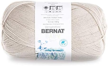 Bernat Baby Big Ball Sport Yarn, 12.3 oz, Gauge 3 Light, 100% Acrylic, Baby Taupe