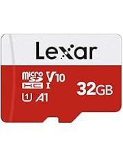 Lexar Carte Micro SD 32 Go, Carte Mémoire Micro SD+ Adaptateur, Microsdxc Carte TF jusqu&#39;à 100 Mo/s, A1, U1, C10, V10, Full HD et 4K UHD pour Caméra, Telephone, Switch