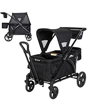 Baby Trend Expedition 2-in-1 Stroller Wagon PLUS, Ultra Black