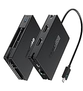 Cable Matters 8-in-1 Portable 40Gbps USB4 Hub (USB 4 Dock) Dual DisplayPort 4K@60Hz, Single Displ...