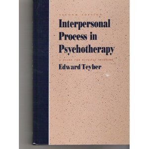 Hardcover Interpersonal Process in Psychotherapy: A Guide for Clinical Training Book