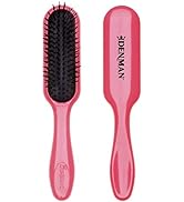 Denman Tangle Tamer Ultra (Pink) Detangling Paddle Brush For Curly Hair And Black Natural Hair - ...