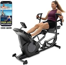 Teeter Power10 Rower with 2-Way Magnetic Resistance Elliptical Motion - Indoor Rowing Machine w/Bluetooth HRM 