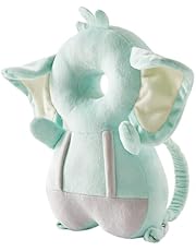 Mochila de la cabeza del bebé mochila linda en forma de elefante de elefante mochila mochila mochila elástica absorción de amortiguadores protector para caminar por bebé, protector de cabeza de moc