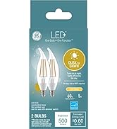 GE Lighting LED+ Dusk to Dawn LED Light Bulbs with Sunlight Sensors, Automatic On/Off Light Sensi...