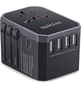 EPICKA Universal Travel Adapter One International Wall Charger AC Plug Adaptor with 5.6A Smart Po...