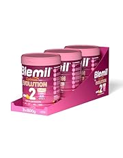 Blemil 2 Optimum Evolution 3PACK | 3 Botes de 800g | Leche de Continuación en polvo para Bebé Desde los 6 Meses - Amazon Exclusive