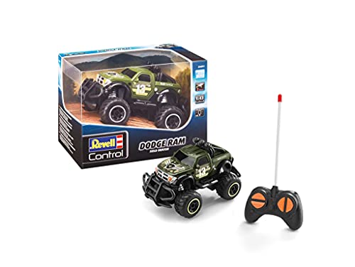 Revell Control Dodge RAM Speelgoedauto, op afstand bestuurde speelgoedauto, volumineuze banden en ramstangen, robuust en duur