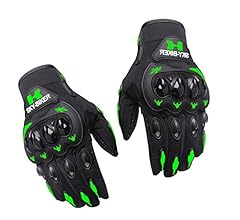 hanylish Guantes para Motociclista, Antideslizante, Cómodos y Ligeros para Hombre y Mujer, Protección Completa con Sensores…