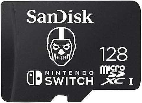 SanDisk 128GB Fortnite microSDXC Scheda per Nintendo Switch, Scheda di memoria con Licenza Nintendo, fino a 100 MB/s UHS-I Class 10 U3