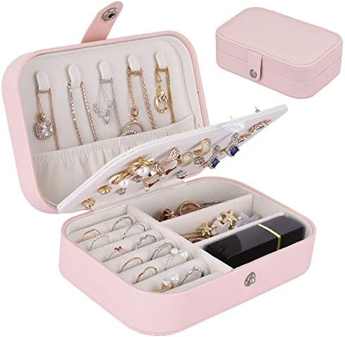 homchen Travel Jewelry Organiser Box, Jewellery Storage Bags for Necklace, Earrings, Rings, Bracelet