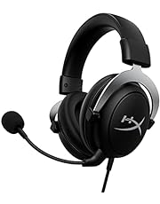 HyperX CloudX, Official Xbox Licensed Gaming Headset, Compatible with Xbox One and Series X|S, Memory Foam Ear Cushions, Detachable Noise-Cancelling Mic, in-line Audio Controls,Black/ Silver