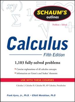 Paperback Schaum's Outline of Calculus, 5th ed. (Schaum's Outline Series) Book