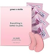 Under Eye Mask - (24 Pairs, Pink) Reduce Dark Circles, Puffy Eyes, Undereye Bags, Wrinkles - Gel ...