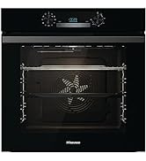 Hisense BI64211PB 77 Litre Built In Electric Single Oven With Pyrolytic Cleaning, Pizza Mode, Mul...