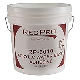 RecPro RV Rubber Roof Adhesive 8010 | 1 Gallon | Water-Based Universal RV Roof Glue | RV Adhesive (1 Gallon)