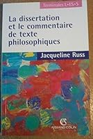 La dissertation et le commentaire de texte philosophiques 2200218095 Book Cover