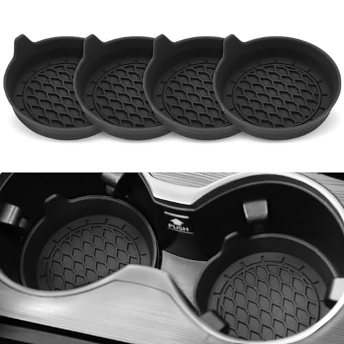 SINGARO Car Cup Holder Coaster, Silicone Cup Holder Insert, Universal Non-Slip Cup Holders, Car Accessories Interior for Wome