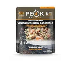 Peak Refuel Venison Country Casserole | Chad Mendes Signature Meal | Premium Freeze-Dried Variety Meals | Hunting, Survival…