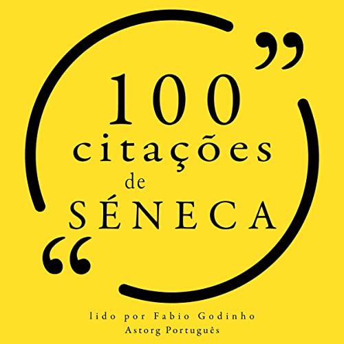 Diseño de la portada del título 100 citações de Séneca