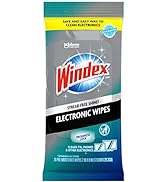 Windex Electronics Wipes, Pre-Moistened, Provides Streak-Free Shine, 25 Count