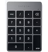 Satechi Slim Aluminum Bluetooth Wireless 18-Key Keypad Keyboard Extension - Compatible with MacBo...