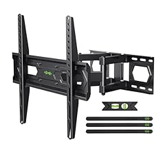 USX MOUNT TV Wall Mount for 32-65 inch Flat Screen/LED/4K TVs up to 110lbs, Full Motion TV Bracket, Swivel/Tilt TV Mount wi…