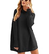 ANRABESS Women Oversized Casual Loose Turtleneck Long Sleeve Slouchy Baggy Knit Tunic Sweaters Pu...